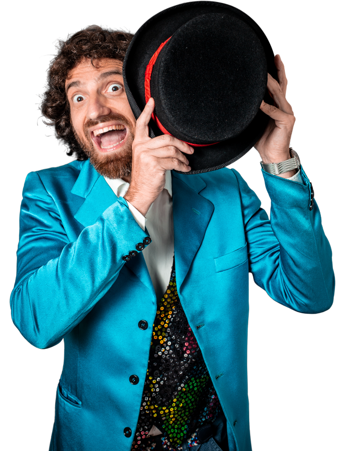 The Great Armando performing magic for children